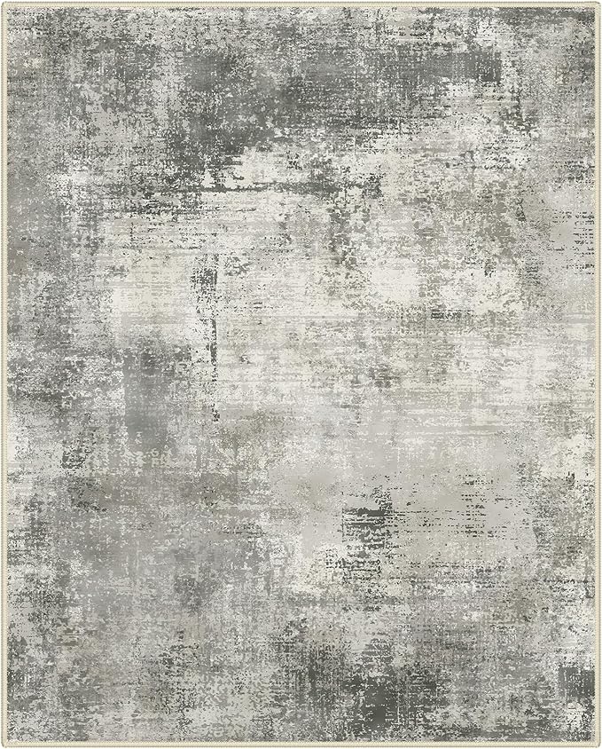 GENIMO 8x10 Area Rugs for Living Room, Machine Washable Non Slip Rugs, Low Pile - Image 4