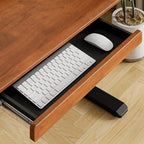 ONBRILL Standing Desk with Drawer, 55x23.6 Inches Solid Wood Desktop Stand Up - Image 4