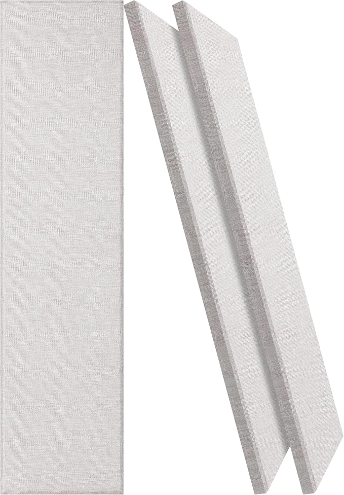 BUBOS 2 PCS Acoustic Panels, 47.2''x11.8'' Fabric Soundproof Wall Panels by BUBOS