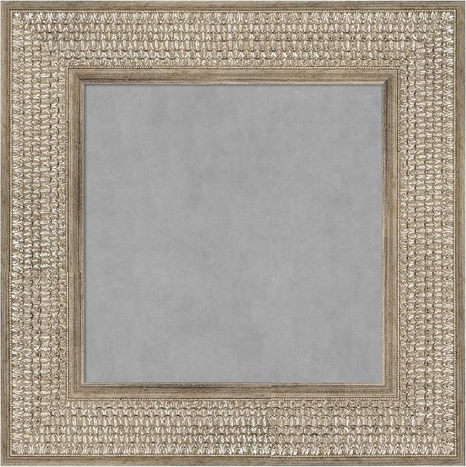 Amanti Art Silver Framed Magnetic Board 18x18 X-Small Vision Board by AmantiArt