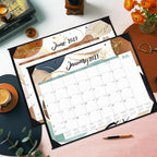 2027 Desk Calendar - Desk Calendar 2027 Large 22x17, Jan. 2027 - Dec. 2027 | Large 2027 Desktop Calendar 22'' x 17'', Corner Protectors,Large Ruled Blocks, Notes Section, for Home, Office Use