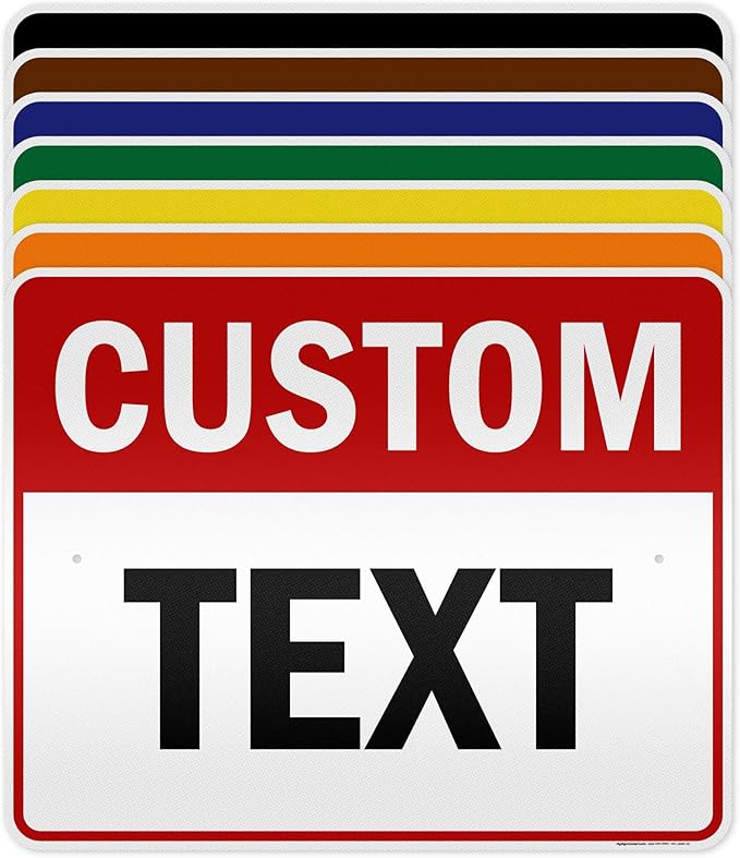 Custom Sign, Custom Sign for Business, Indoor/Outdoor use. 24x30 Inches by MySignCenter