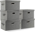 Graciadeco Medium 15" 21 Quart Collapsible Stackable Storage Bins
