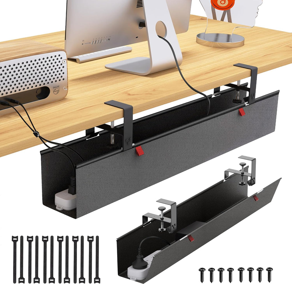 under desk cable management tray - under desk, main product view