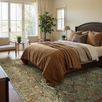 GENIMO 6x9 Area Rugs for Living Room, Machine Washable Low Pile Rugs, Chenille - Image 4