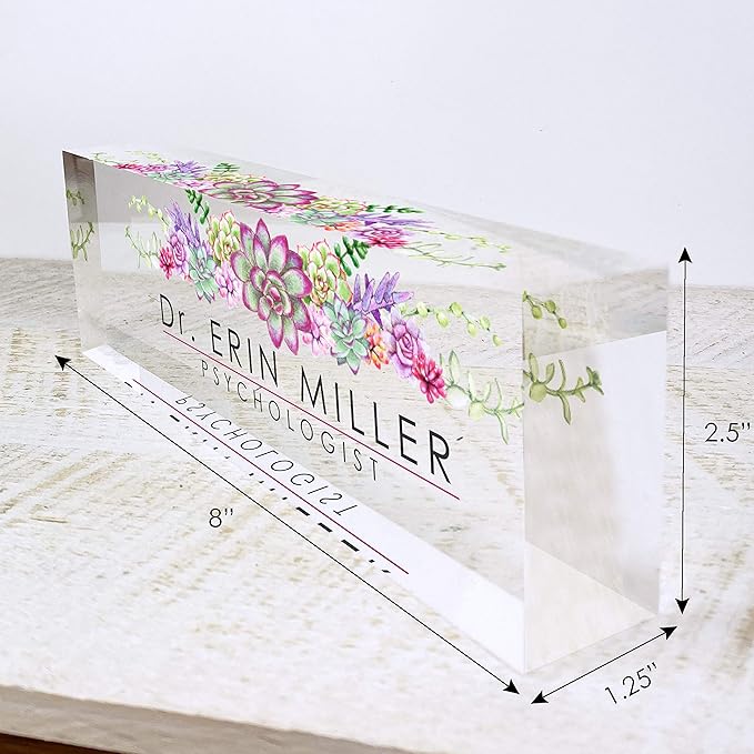 Artblox Office Desk Name Plate Personalized | Custom Name Plates - Image 3