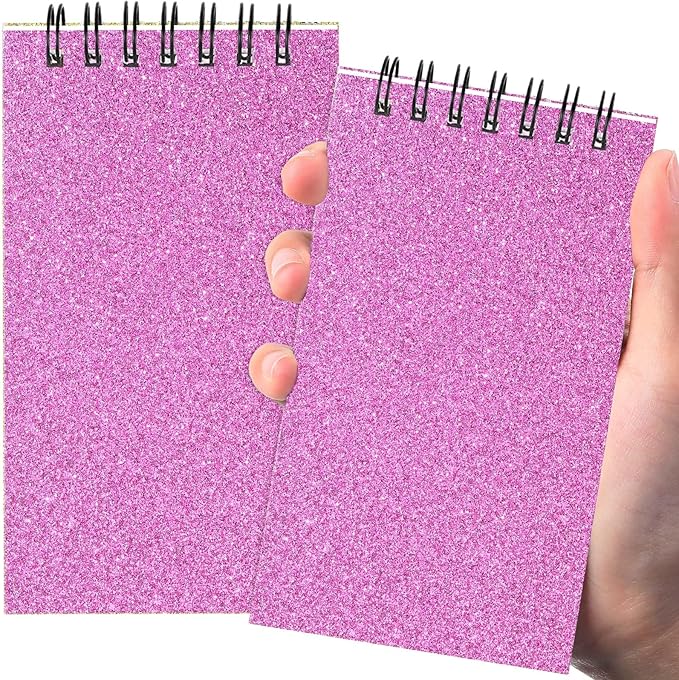 Tenceur 2 Pcs Pocket Notebook Small 3x5 Inch Spiral Notepads Mini Top Bound by Tenceur