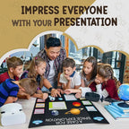 White Tri-Fold Presentation Board 28" X 40" Display Exhibition Board - Image 4