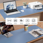 Aothia Leather Desk Pad Protector, Office Mat, Large Mouse Pad, Non-Slip PU - Image 5