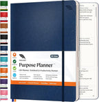 Roterunner Purpose Planner Notebook B5 7.5”x9.8” Undated Planner 2025 Daily by Roterunner