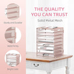 DALTACK 9-Tier Paper Letter Tray Desk Organizer - Image 3
