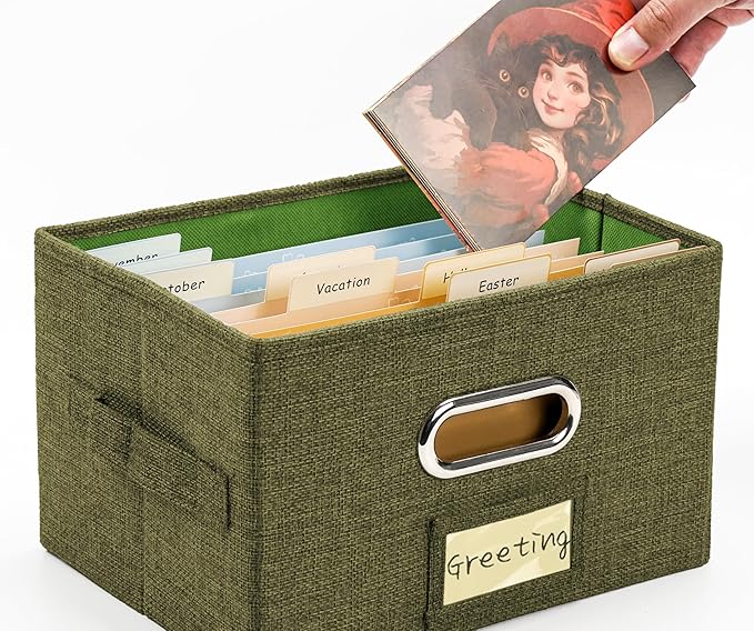 Remowith Greeting Card Organizer and Storage Box - Image 5