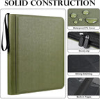 GEAoffice Side Loading 9 Pockets Top Loader Binder Holds 324 Cards, Waterproof - Image 3