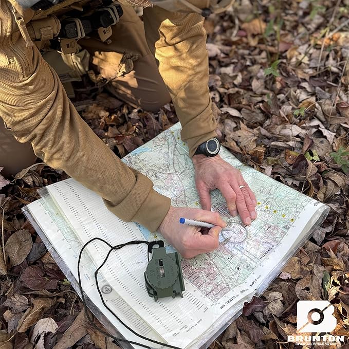 Brunton Deluxe Tactical Field Navigator Bundle – Model 94 Military Lensatic - Image 2