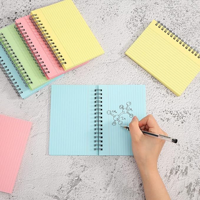 Koogel 400PCS Colored Index Cards, 4x6 Ruled Index Cards - Image 5