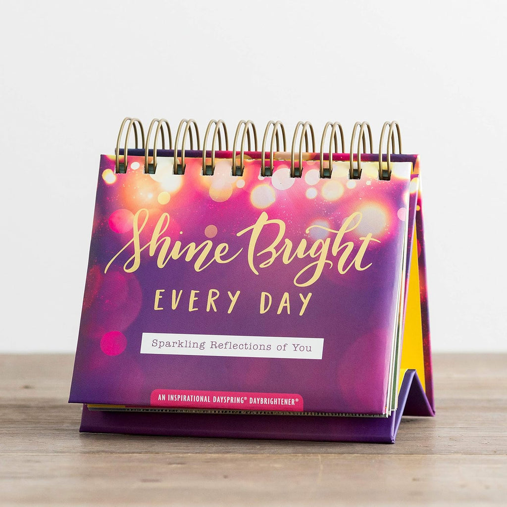 DaySpring - Shine Bright Every Day: Sparkling Reflections of You - A DaySpring Inspirational DayBrightener - Perpetual Calendar (10176)
