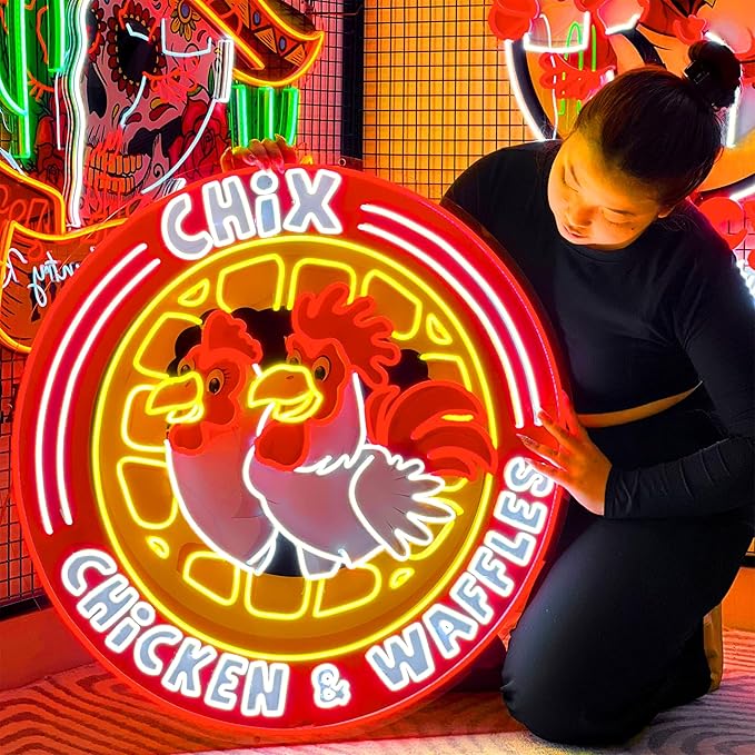 Lorxi Custom Logo UV Printed LED Neon Sign by Unknown