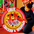 Lorxi Custom Logo UV Printed LED Neon Sign by Unknown