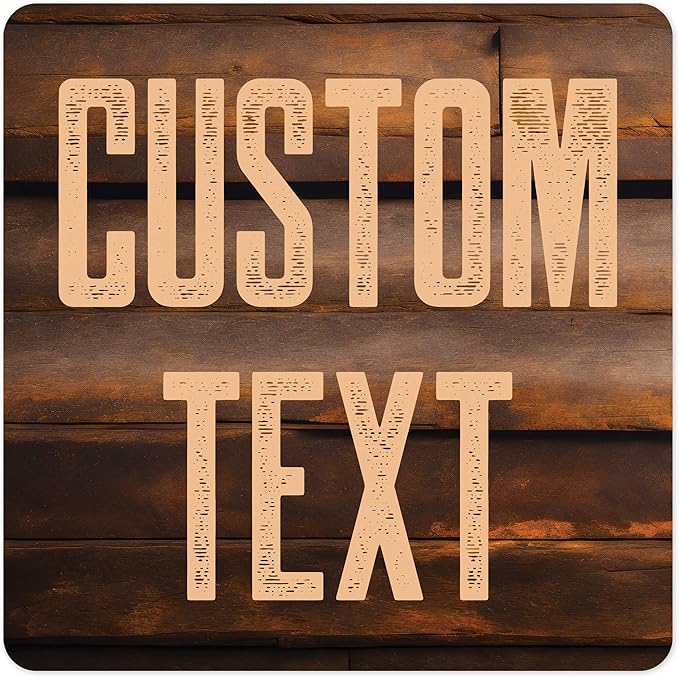 Custom Sign, Custom Street Sign, 11 Font Colors, 13 Font Styles, 4 Hole Options by MySignCenter