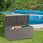 PATIOEASY Outdoor Storage Box 270GAL Waterproof Resin Deck Box, UV-Resistant - Image 4