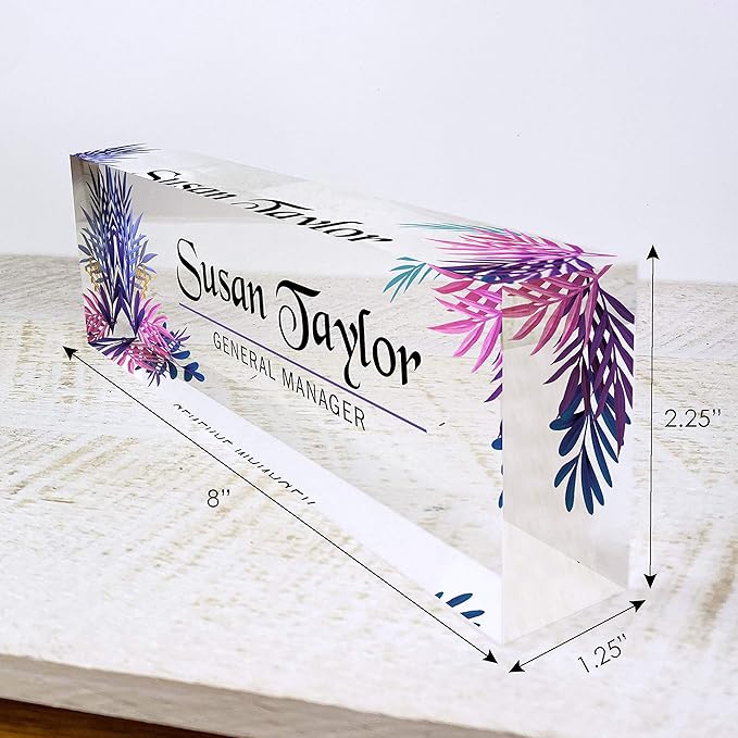 Artblox Office Desk Name Plate Personalized | Custom Name Plates - Image 3