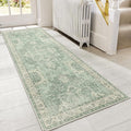 GENIMO 2'6''x6 Runner Rugs for Hallway, Machine Washable Non Slip Vintage Rugs by GENIMO