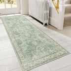 GENIMO 2'6''x6 Runner Rugs for Hallway, Machine Washable Non Slip Vintage Rugs by GENIMO