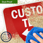 Custom Arrow, Custom Directional Sign, Left Arrow, 12x18 Inches, 3M EGP - Image 8
