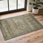 GENIMO 2x3 Area Rugs for Living Room, Machine Washable Non Slip Vintage Rugs by GENIMO
