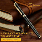 BEILUNER Black Fountain Pen, Stunning Luxury Pens - Image 3
