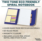 DISCOUNT PROMOS Eco Friendly Spiral Notebooks - Image 3