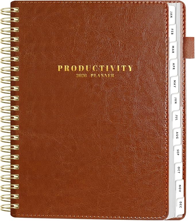 SUNEE 2026 Planner 8.5" x 11" – Dated Productivity Planner by SUNEE