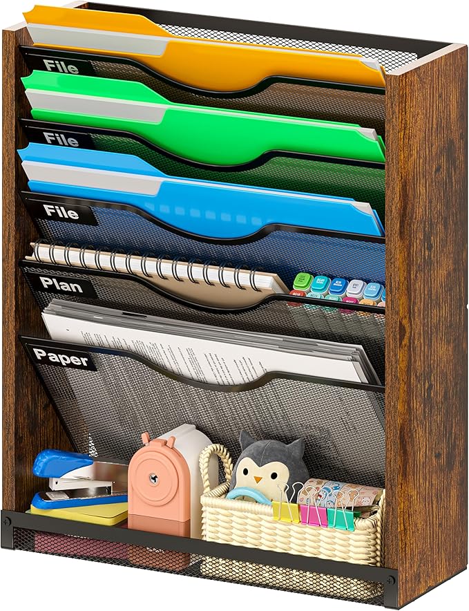 6-Tier Wall File Organizer by koozuuyk