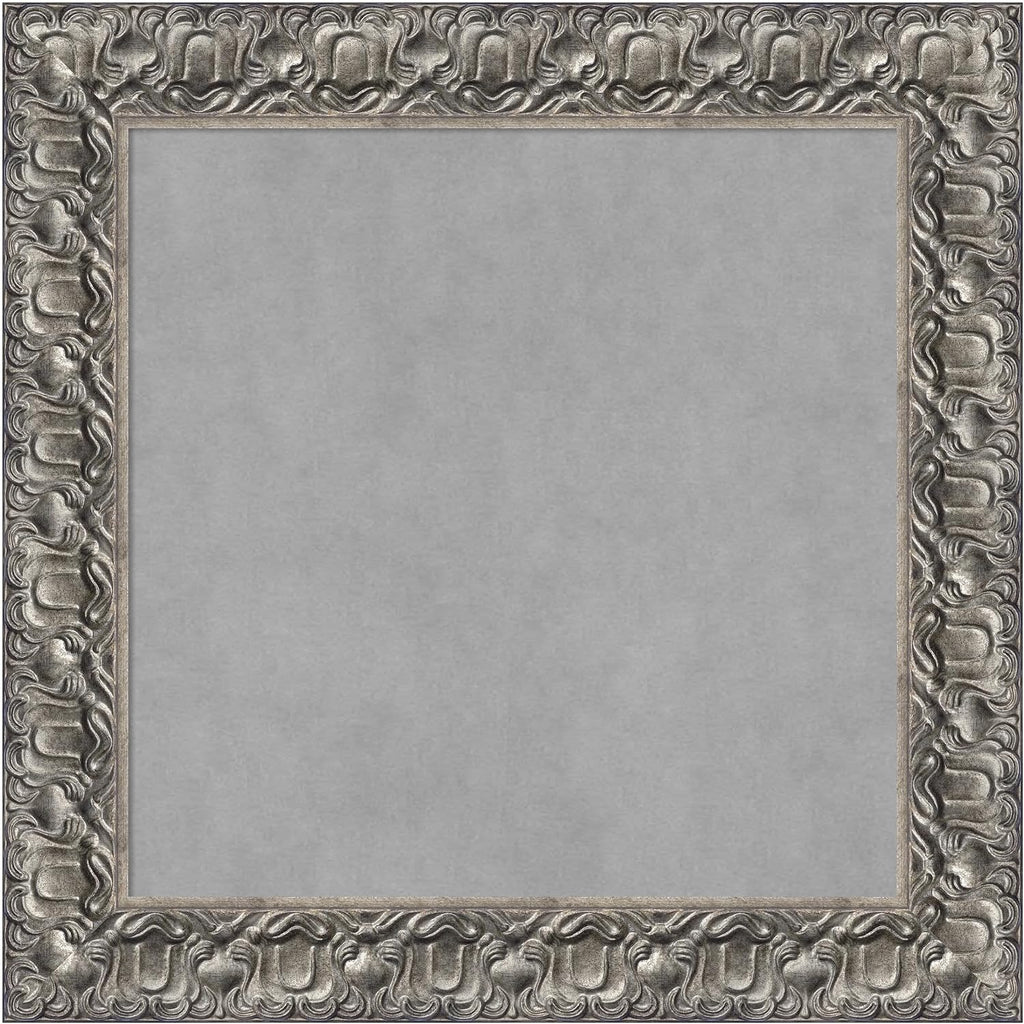 Amanti Art Silver Framed Magnetic Board 26x26 Medium Vision Board