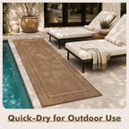 montvoo-2x6 ft indoor outdoor runner rugs for entryway, package contents