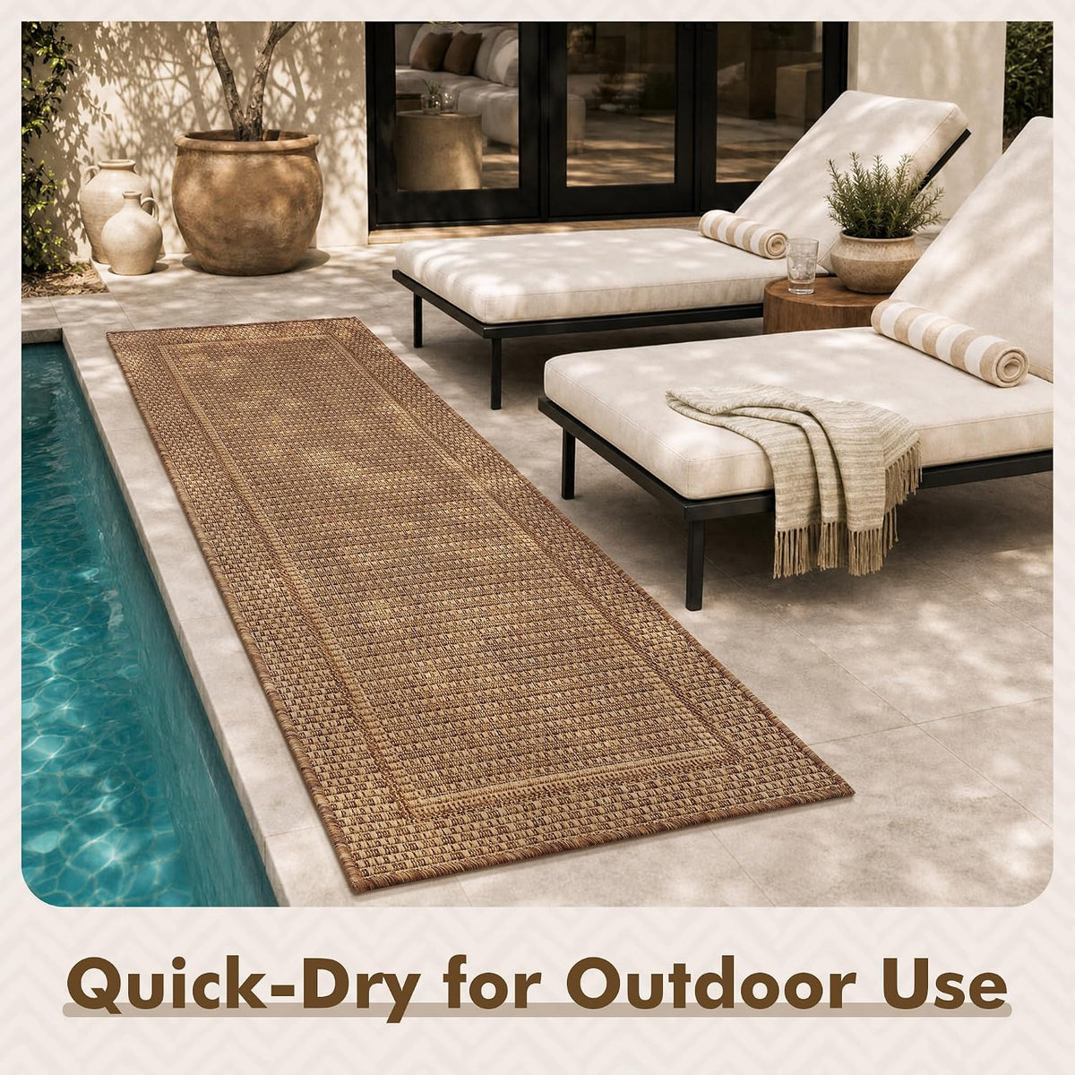 montvoo-2x6 ft indoor outdoor runner rugs for entryway, package contents