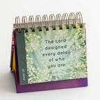 DaySpring - Shine Bright Every Day: Sparkling Reflections of You - A DaySpring Inspirational DayBrightener - Perpetual Calendar (10176)