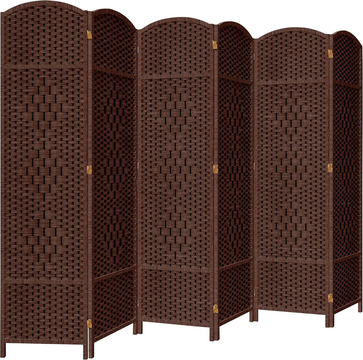 DURASPACE 6 Panel Room Divider, 6ft Tall Folding Privacy Screen, 19.5" Wide