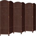 DURASPACE 6 Panel Room Divider, 6ft Tall Folding Privacy Screen, 19.5" Wide by DURASPACE