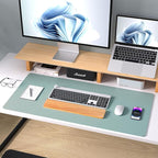 Aothia Leather Desk Pad Protector, Mouse Pad, Office Desk Mat, Non-Slip PU - Image 8