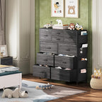 WLIVE Dresser for Bedroom with 10 Drawers, Fabric Dresser Chest of Drawers with - Image 4