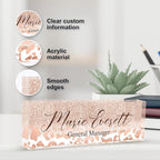 Personalized Name Plate for Desks, Custom Desk Name Plates, Acrylic Name Plate - Image 3