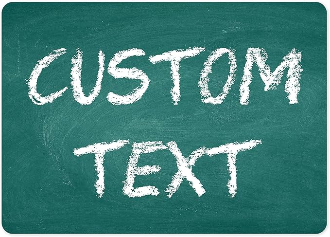 Custom Sign, Custom Street Sign, 11 Font Colors, 13 Font Styles, 4 Hole Options by MySignCenter
