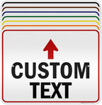 Custom Arrow Directional Sign, 18x24 Inches, 3M EGP Reflective, Rust Free .080 by MySignCenter