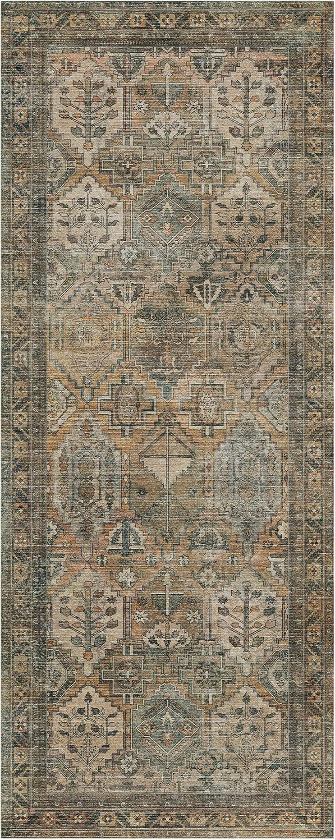 GENIMO 2x5 Runner Rugs for Hallway, Machine Washable Non Slip Vintage Rugs - Image 8