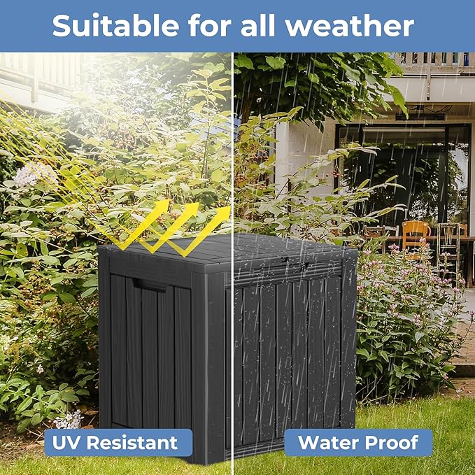Yardgrace 30 Gallon Waterproof Outdoor Storage Box - Image 7