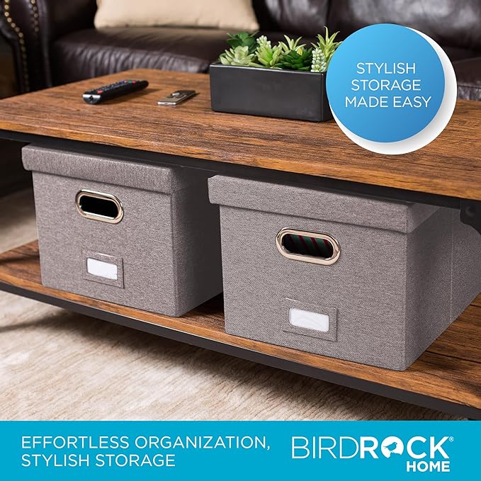 Internet's Best Collapsible File Box Storage Organizer - Image 2
