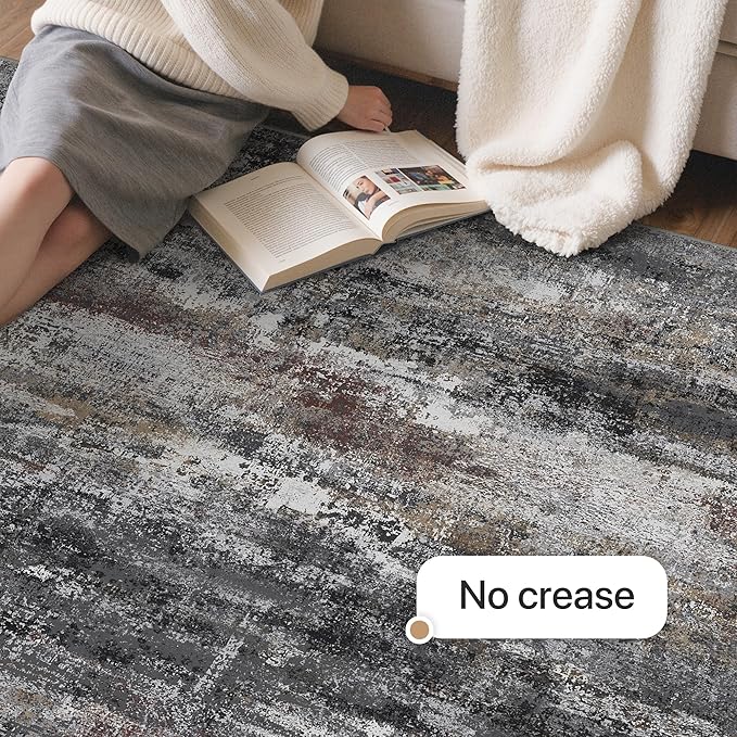 GENIMO No Crease Non Slip 8x10 Area Rugs - Image 6