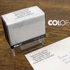 COLOP Large Size Self Inking Custom Text Stamp - Image 3