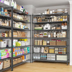 82.6H Metal Shelving Unit 7 Tier Storage Shelves Adjustable Wire Shelving Metal - Image 6